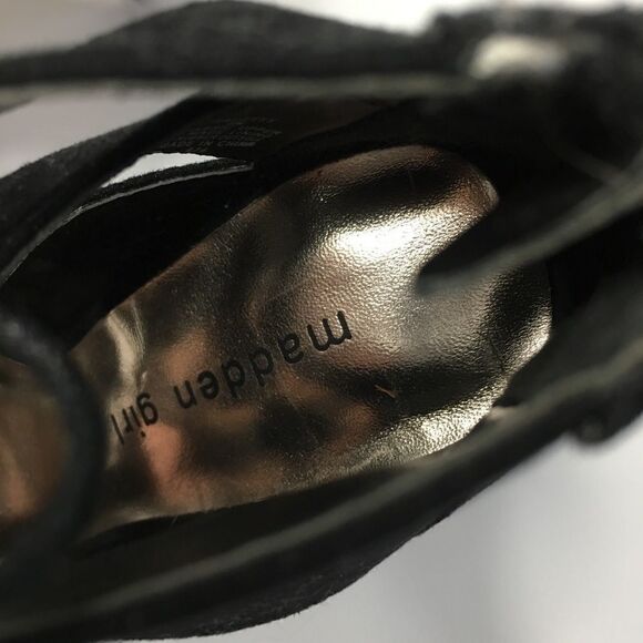 Madden Girl 6 Black Lace Heel EUC - Picture 5 of 8